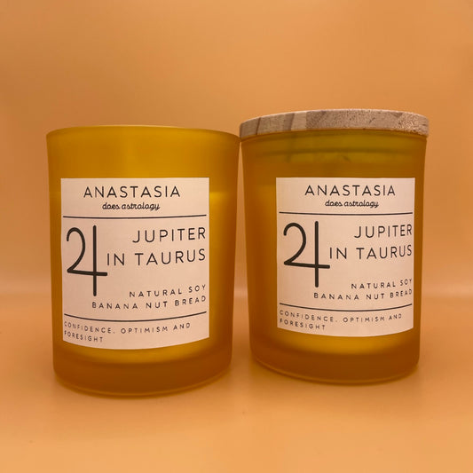 "Jupiter in Taurus" Candle, 6oz