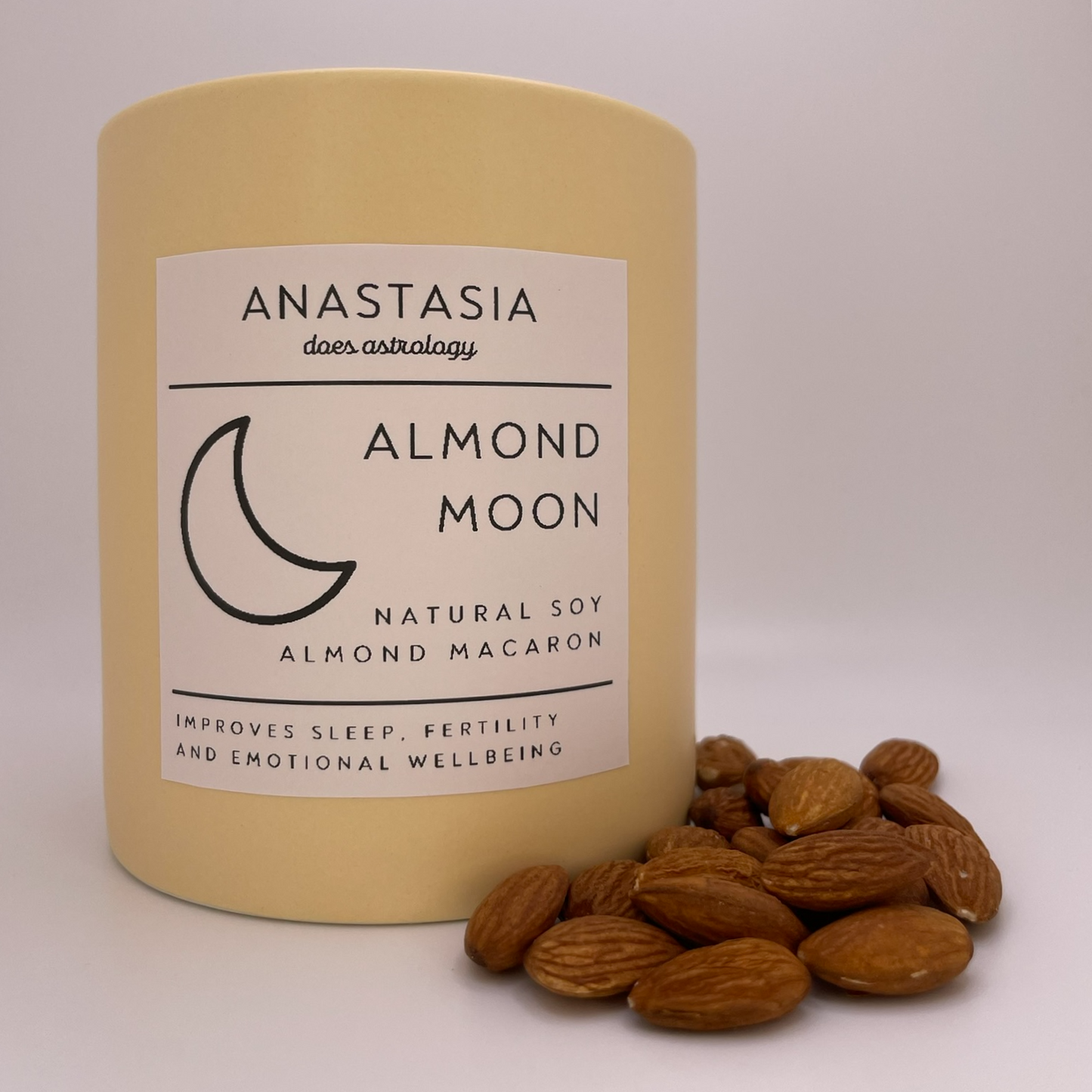 "Almond Moon" Candle, 12oz