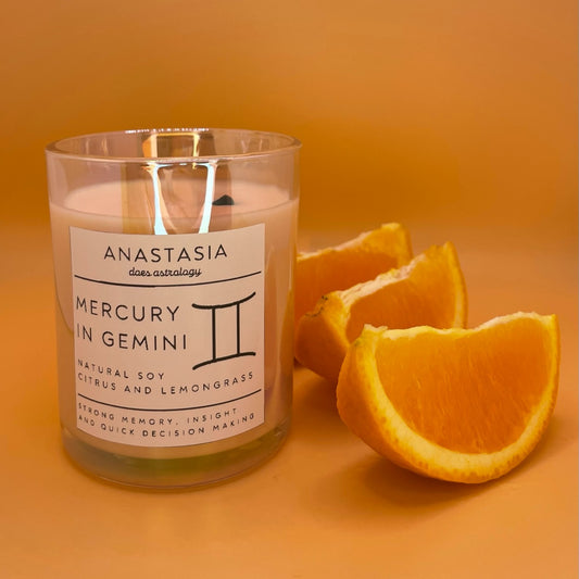 "Mercury in Gemini" Candle, 6oz