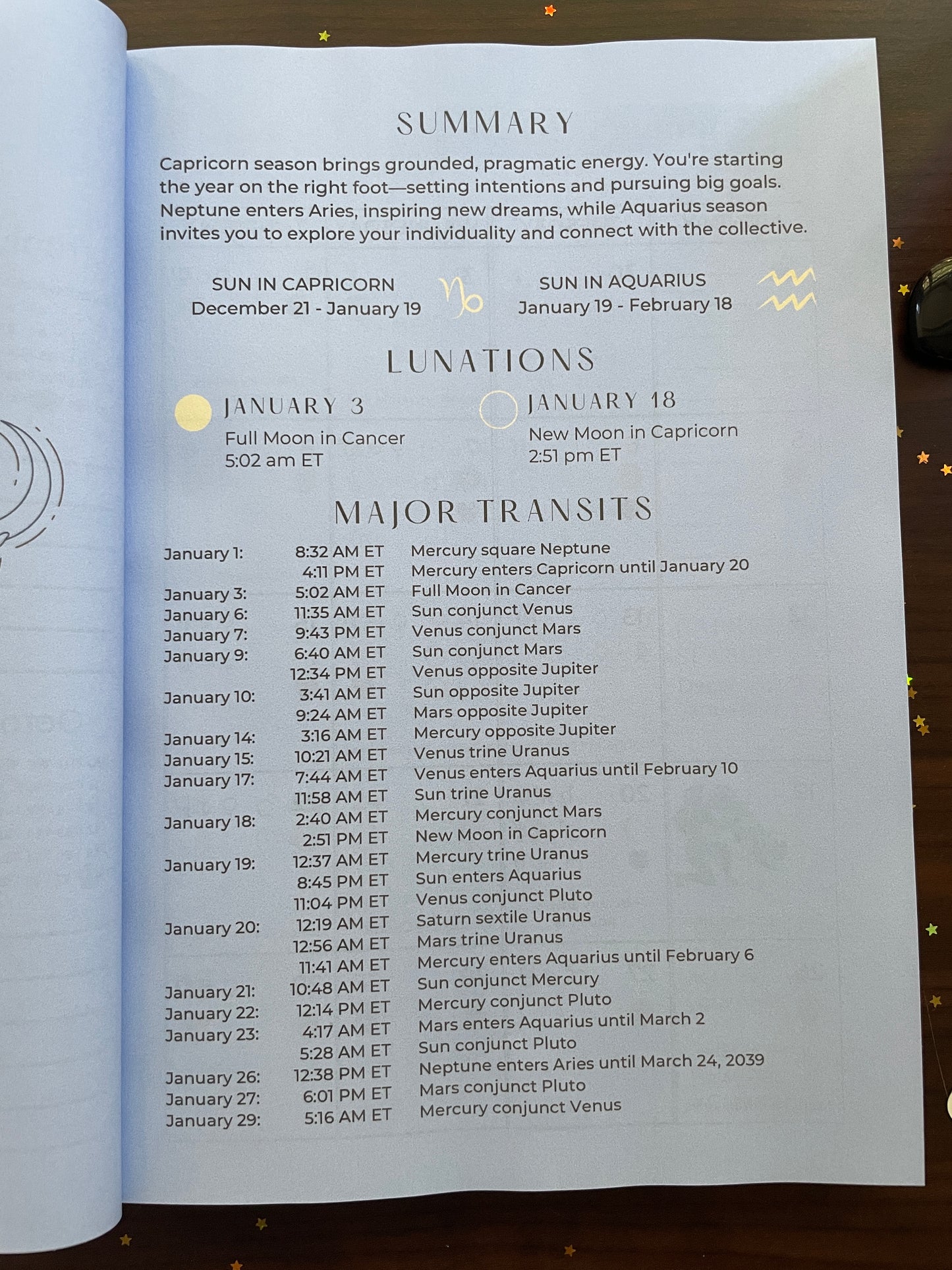 2026 Astrology Planner
