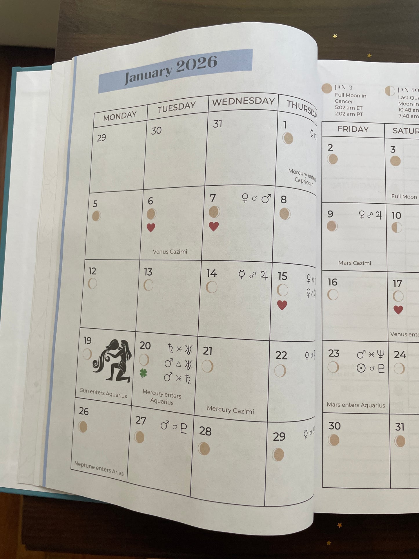 2026 Astrology Planner