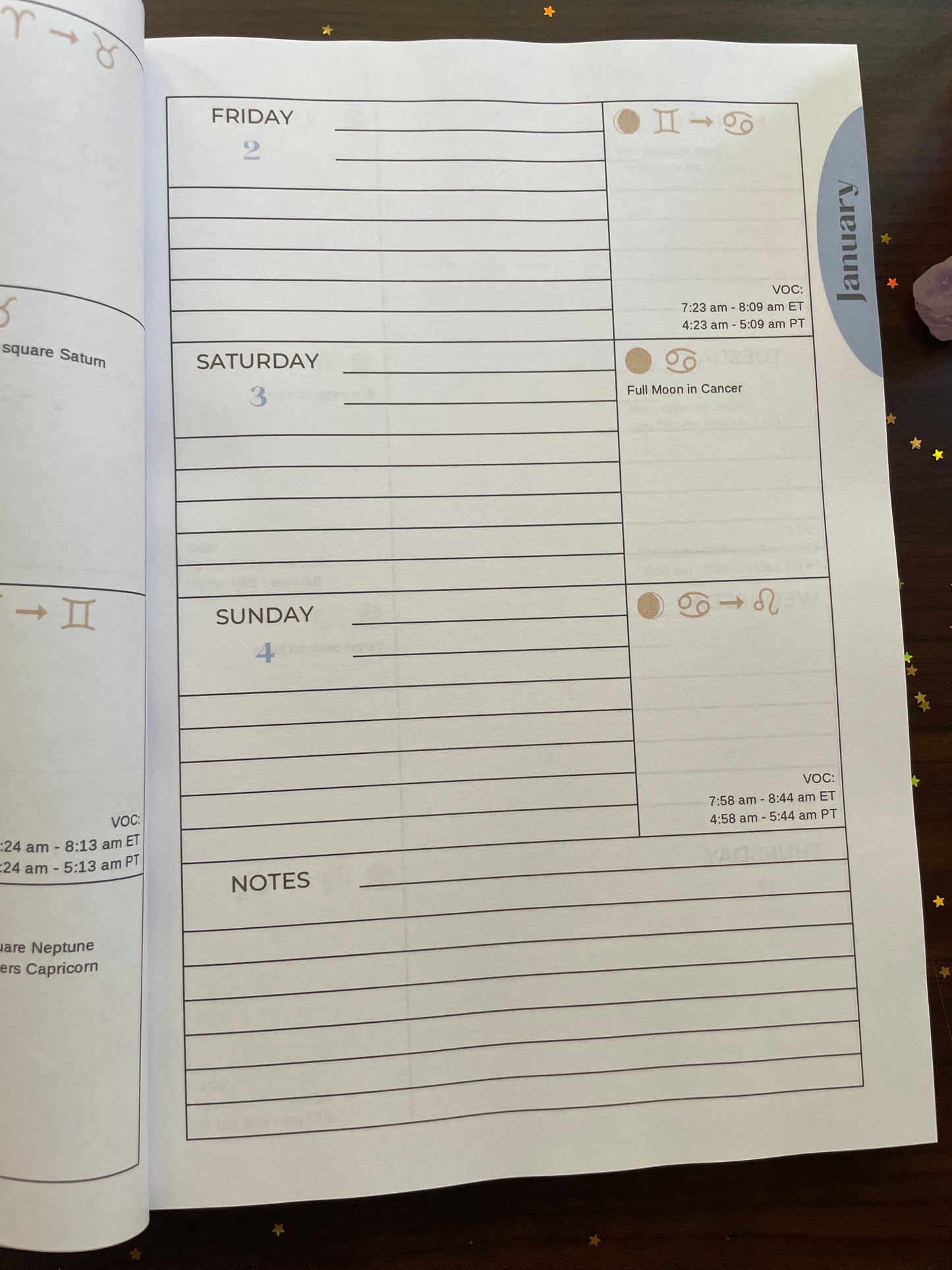 2026 Astrology Planner